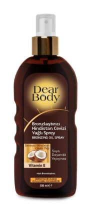 Hindistan cevizi yağı cildi nemlendirmek ve bronzlaştırmak için sık sık kullanılır.
